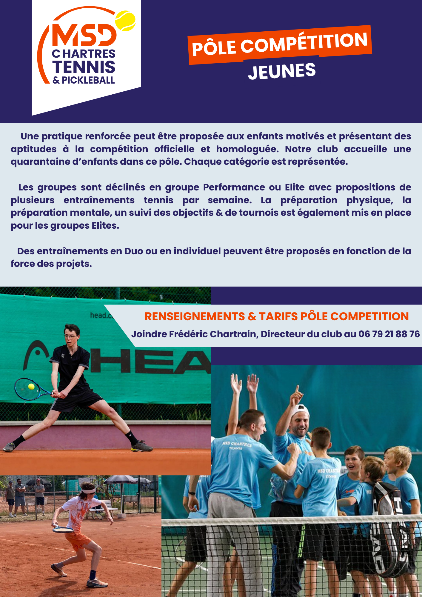 pôle compétition msd chartres tennis & pickleball